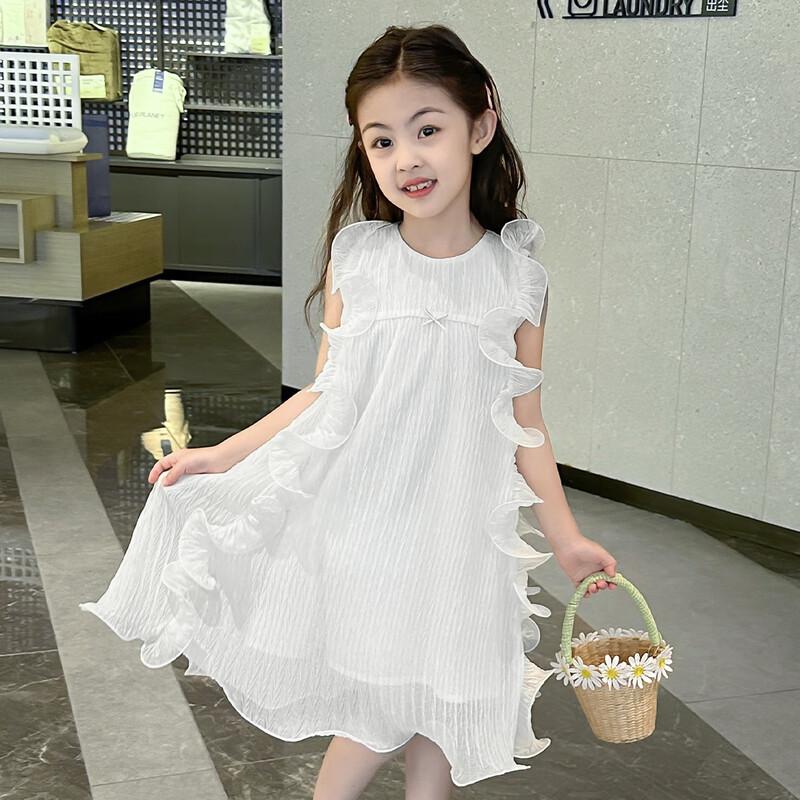 Tutu Elephant Girls' 2025 Summer Bow Princess Dress