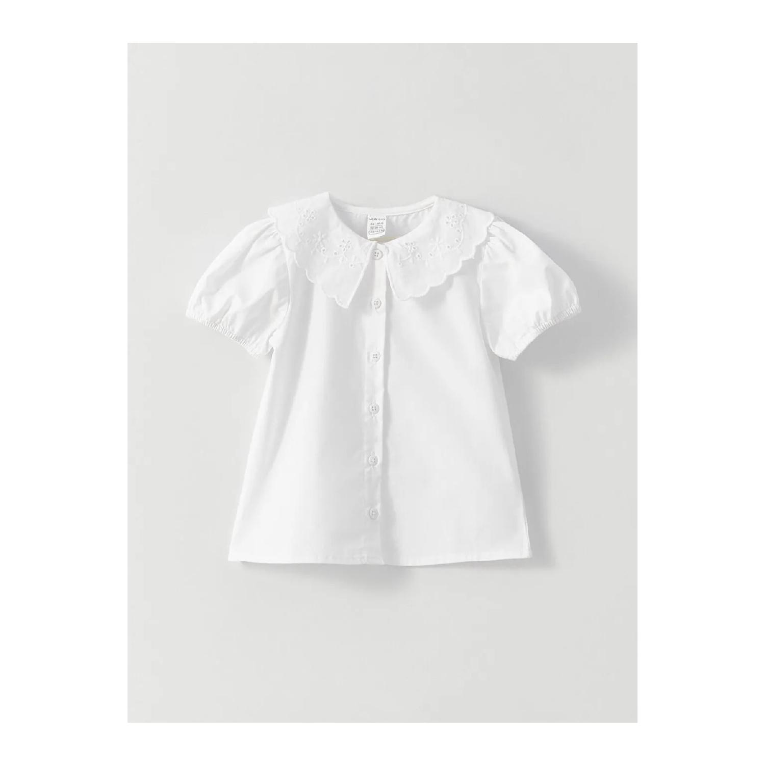 

Lcw Baby Baby Baby Рубашка с короткими рукавами для маленьких девочек 24-36 Ay