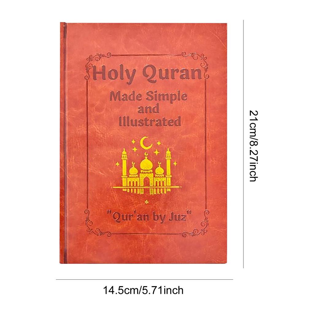 Die Koran-Reise Heiliger Koran Einfach und Illustriert "Koran nach Juz" Thematische Aufschlüsselungen aller 114 Suren Koran-Studienführer