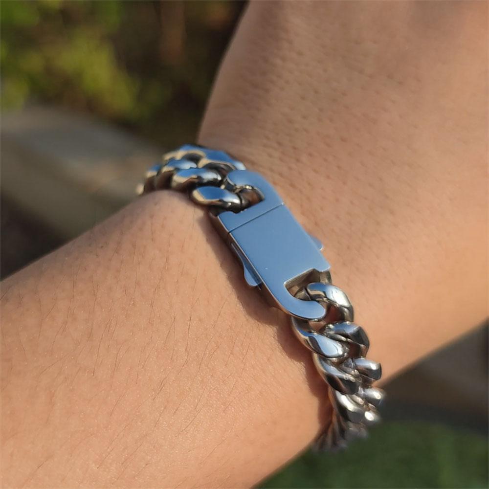 

Мужские подарочные браслеты-цепочки из нержавеющей стали