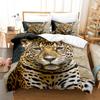 Bedding Set For Animal Cheetah 228x228 Bed Duvet Cover With Pillow Cover Luxury Designer Home Textile Bedclothes Couette Golden