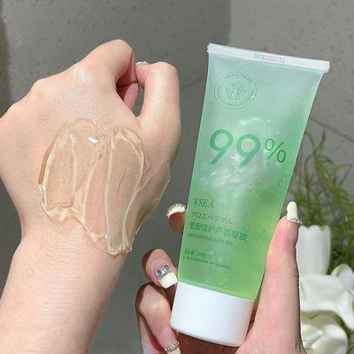 99% Gel z Aloe Vera - 100g Hydratační krém na obličej a tělo pro muže a ženy, Nízkoalergenní hydratační gel, Tělový gel Gel z Aloe Vera na obličej