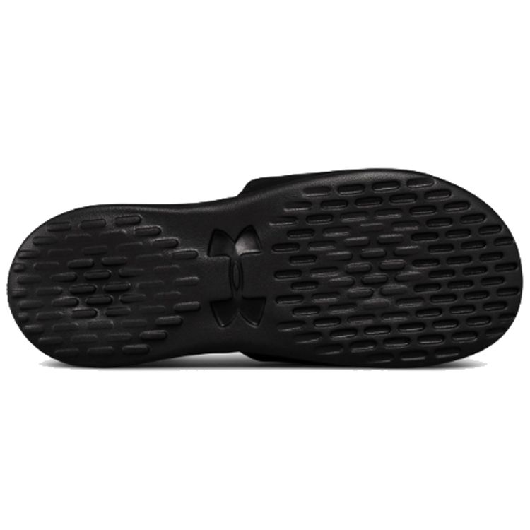 Under Armour Playmaker Fixed Strap Durable Comfortable Soft Cushioning Slide Sandals Men Sandals Black 3000061-001