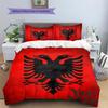 Custom Name Eagle Symbol Background Bedding,Quilt Set Quilt Cover Pillowcase Home Birthday Gift (1 * Duvet Cover + 2 * Pillowcase, Without Core)
