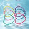 Suction Cup Mounted Hoop Set for Betta Fish, 6 Piece Swim Through Accessory for Small Water Habitat Display and Daily Activity Detail