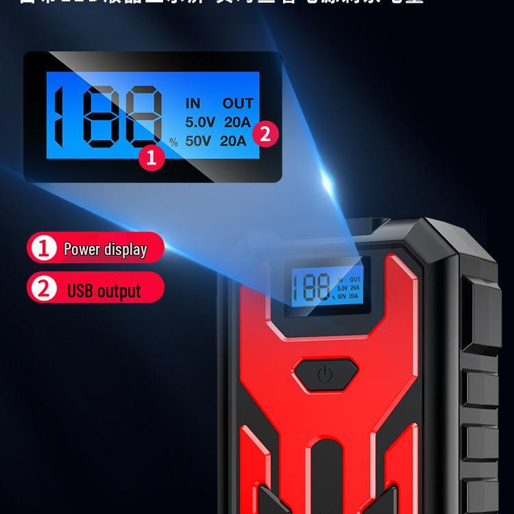 High-Capacity Multifunctional Car Emergency Jump Starter