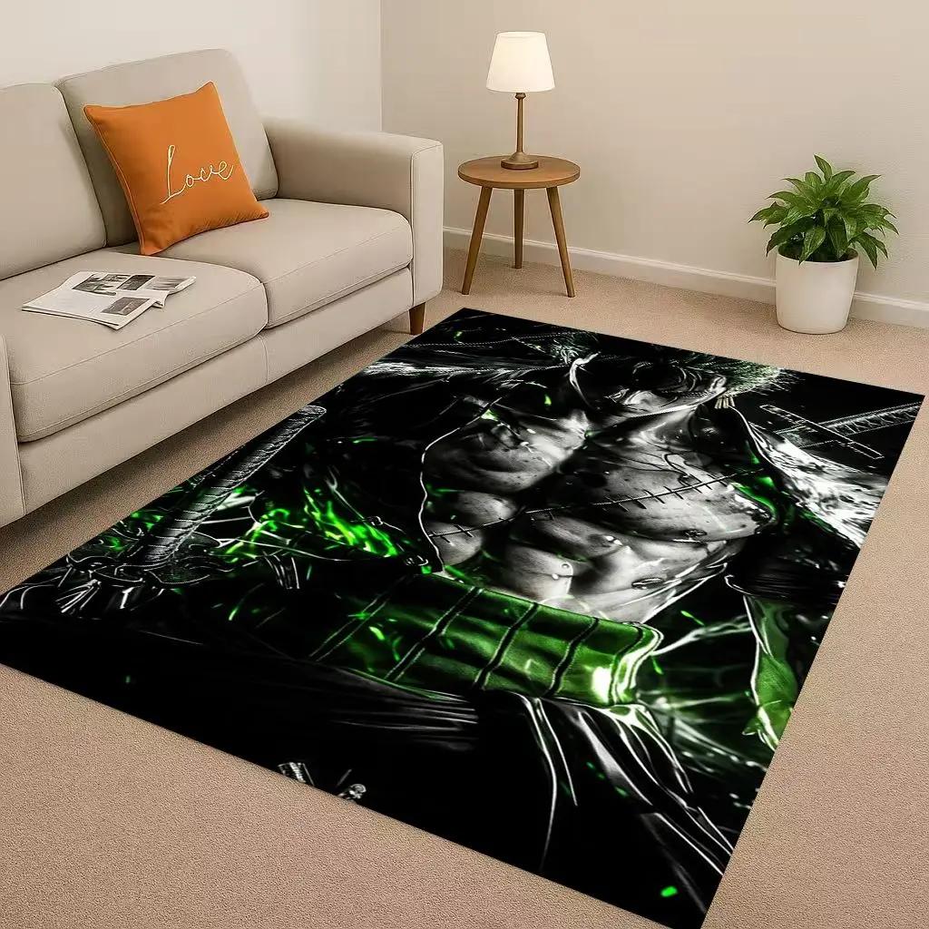HD Z-Zoro Desen Animat Japonia Anime Covor Zona Non-Alunecare pentru Sufragerie, Dormitor, Cameră de Joacă, Canapea, Ușor de Curățat Decor Casă Preș Copil
