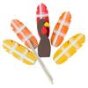 Thanksgiving Turkey Planter Stakes Hand-Painted Wooden Garden Decor for Pots Flower Beds Autumn Fall Harvest Decoration