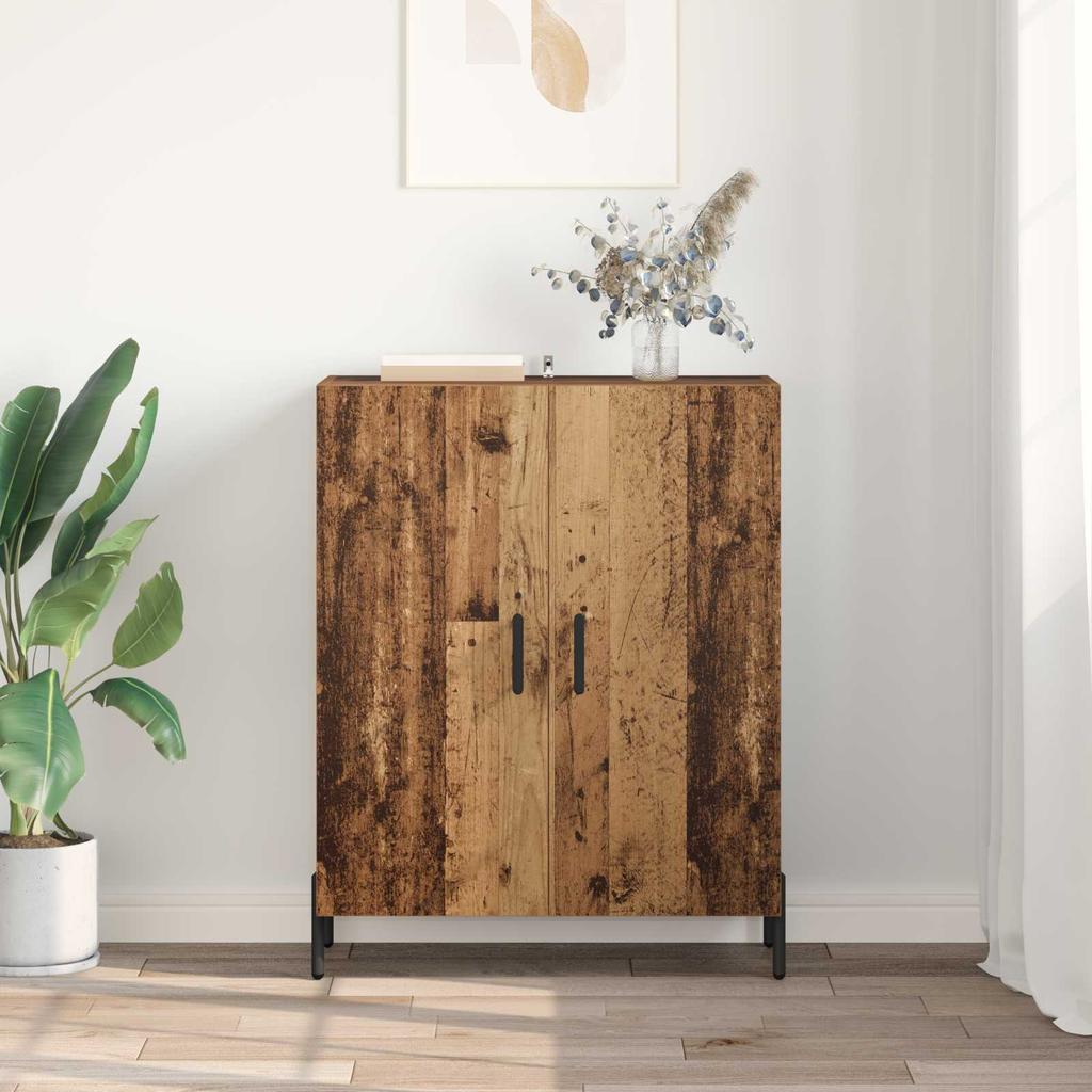Sideboard Reclaimed Wood 69.5 x 34 x 90 cm Wood Based Material