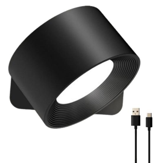 Wireless Wall Lamp with Remote Control Dimmable Easy Installation USB Rechargeable Wall Mounted Sconces LED Wall Light