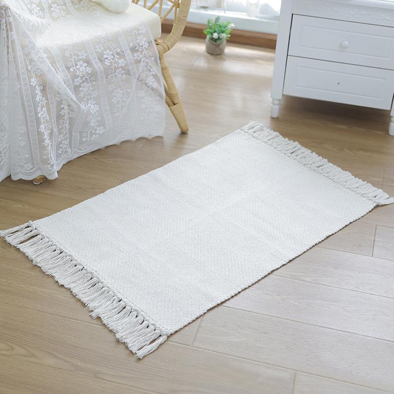 Brilliant Woven Cotton Linen Rugs for