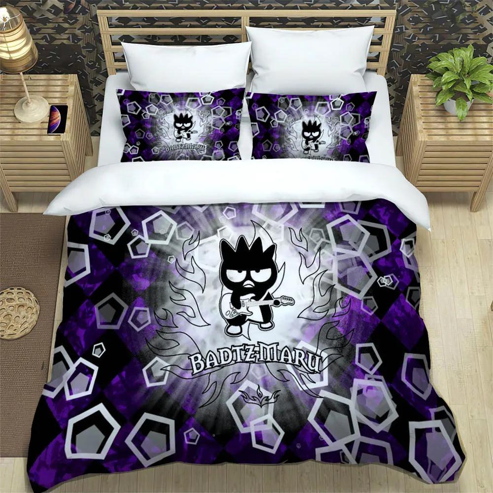 

Cartoon BadBadtz-ma Bedding Sets pillowcase Children duvet cover comforter set bedding set luxury Birthday Gift 100x135cm-2pcs