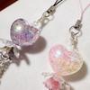 Sweet Delicate Floral Chubby Heart-Shaped Flower Guben Chain Guben Pendant Card Book Bag Pendant Mobile Phone Pendant