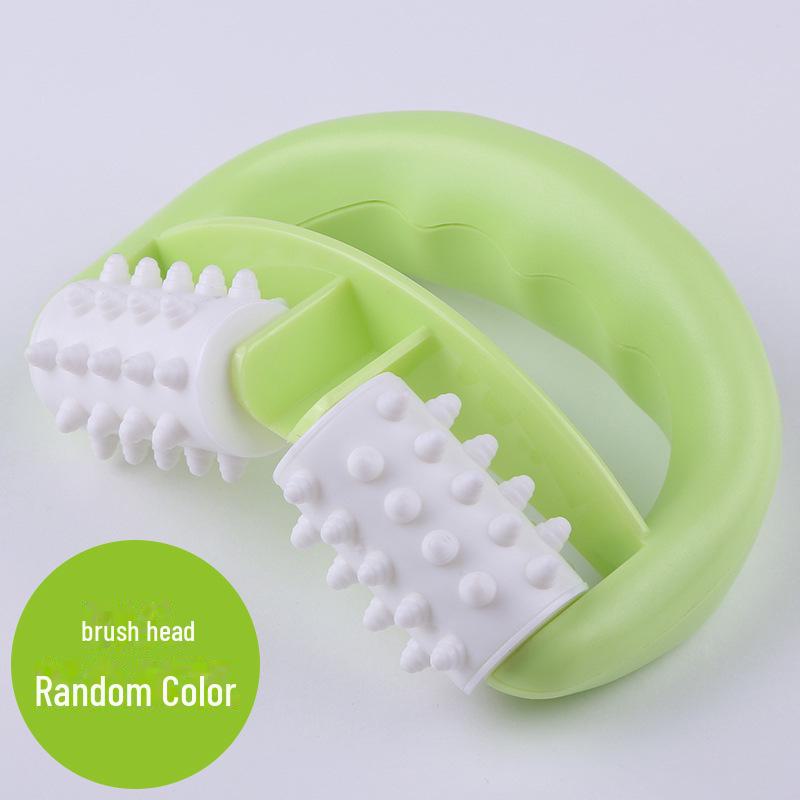 

T9142 Ручной роликовый массажер с двойным колесом и круглой ручкой