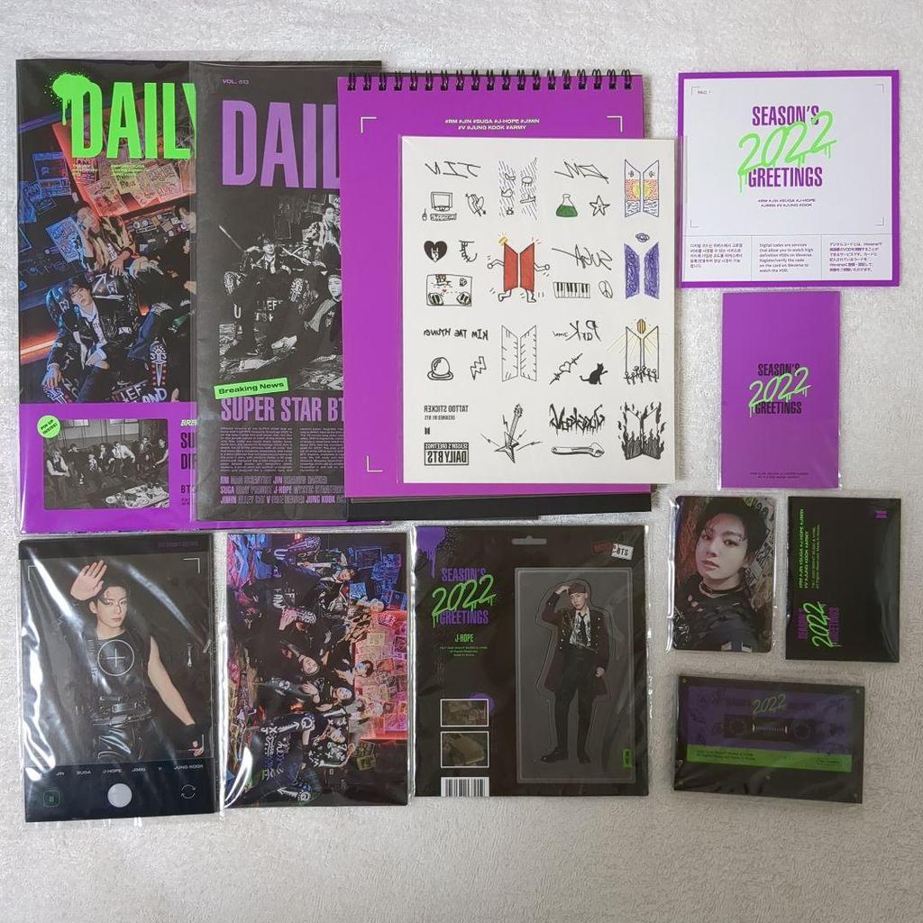 [USED] BTS Seagreen 2022 jhope Hobi