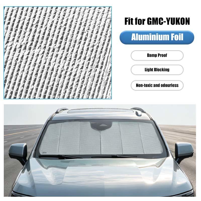 Fit For GMC-YUKON /Tahoe 2024 Up Car Front Windshield Sunshade Window Shade Foldable Sun Visor Cover Car Interior Accessories