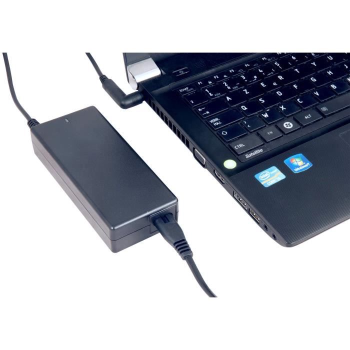 URBAN FACTORY Adaptateur secteur - CA 110-240 V - 90 Watt - Noir