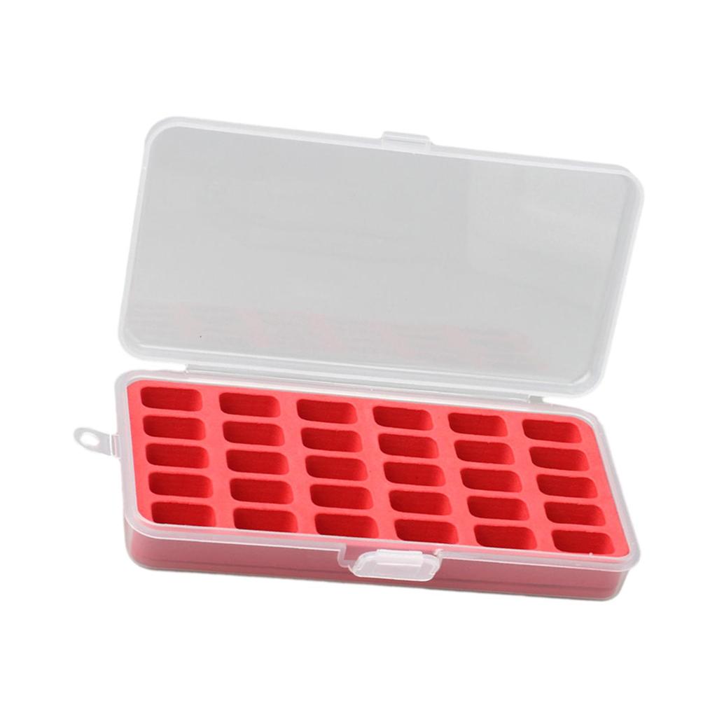 30 Grids Bobbin Box Bobbin Holder Bobbin Organizer, Protective Household for Sewing Machine Bobbins Spools Box Bobbin Case