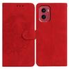 For Motorola Moto G05 4G/E15 4G Case Butterfly Flower Imprinted PU Leather Wallet Stand Phone Cover