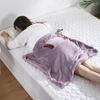Fast Heating Polyester Mat Muilt Color Flannel Pad Thermostat USB Blanket
