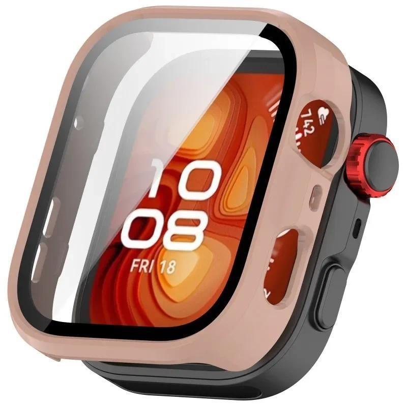 PC+Tempered Film Case for Huawei Watch Fit 4 Fit 4 Pro Watch Bumper Full Cover Screen for Huawei Watch Fit 3 Protector Frame