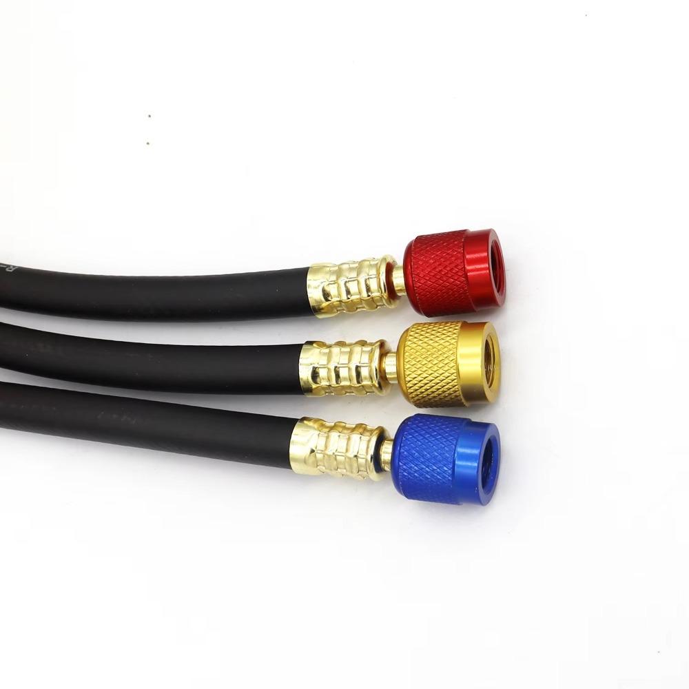 R22 R134A AC Kältemittel Füllschläuche 1/4 Zoll SAE Freon Füllschlauch Set AC System Werkzeug