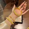 Tuanhua Brokatarmband für Damen