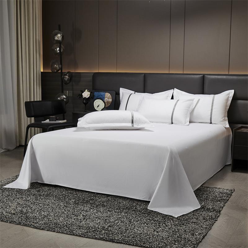 Four-Piece White Bedding Set for Hotels, Guesthouses & B&Bs: Includes Sheets and Three-Piece Duvet Cover Set
