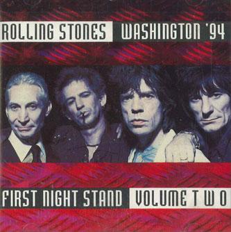 

CD ROLLING STONES - First Night Stand / Washington 94 TSPCD1802 SWINGIN PIG RE 1994 Luxembourg Rock Used