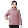 Women's Thickened Fleece-Lined Jacket: Mid-Aged & Elderly Fashion for Autumn/Winter