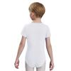 Adaptive Boys Leotard with Crotch Buttons Round Neck Short Sleeve Solid Color