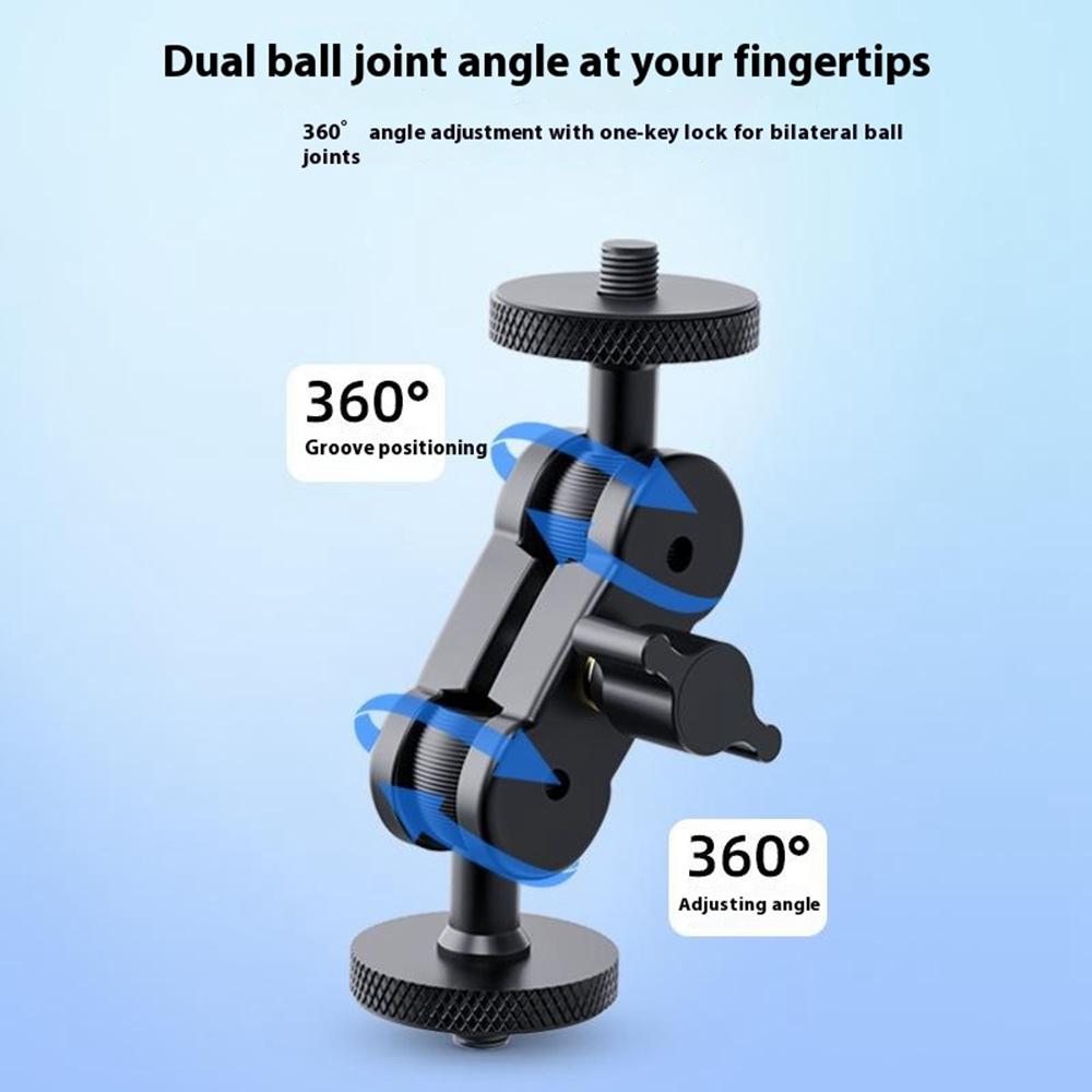 MPR-003 DSLR Camera Aluminum Alloy Magic Arm Mount 1/4 Screw Interface Flexible Support Bracket