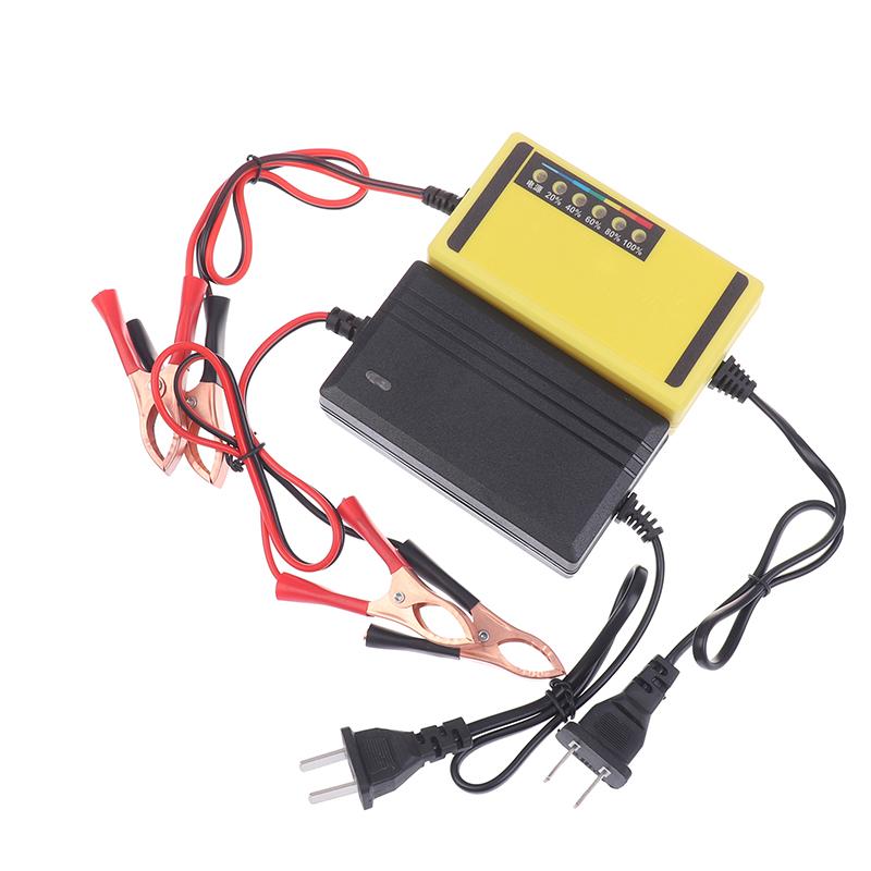 12V 4Ah-20Ah Nabíječka autobaterií 220V Napájení Pulzní Opravná nabíječka Mokrá Suchá Olověná baterie LED displej Moto Nabíječka baterií pro nákladní vozy