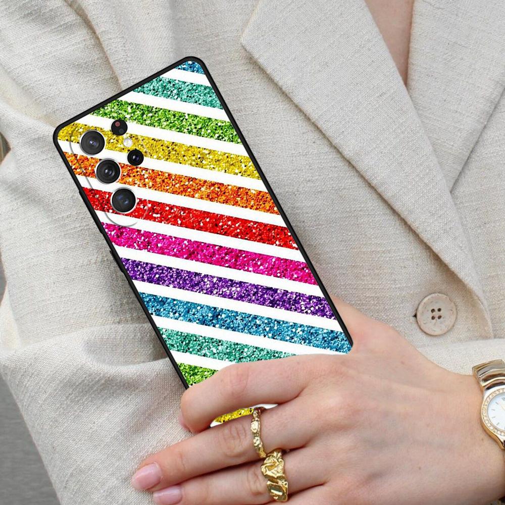 Gay Pride Flag LGBT Cell Phone Case for Samsung Galaxy S26 Ultra S25 S24 S23 S22 S21 S20 Note10 Cover