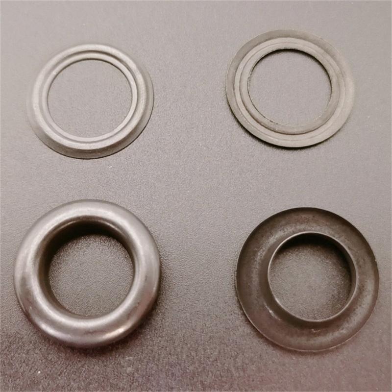 100 Zestawów 2 Kolory Przepusty Oczka z Narzędziem, 14mm Przepust do Rękodzieła DIY X3UC