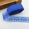 10 Yards High Quality Beautiful White Lace Ribbon Tape 40MM Lace Trim DIY Embroidered For Sewing Decoration african lace fabric