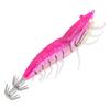 Fake Wood Shrimp Bait Fishing Wobbler Squid Jig Artificial Luminous Cuttlefish Hook LuresPink