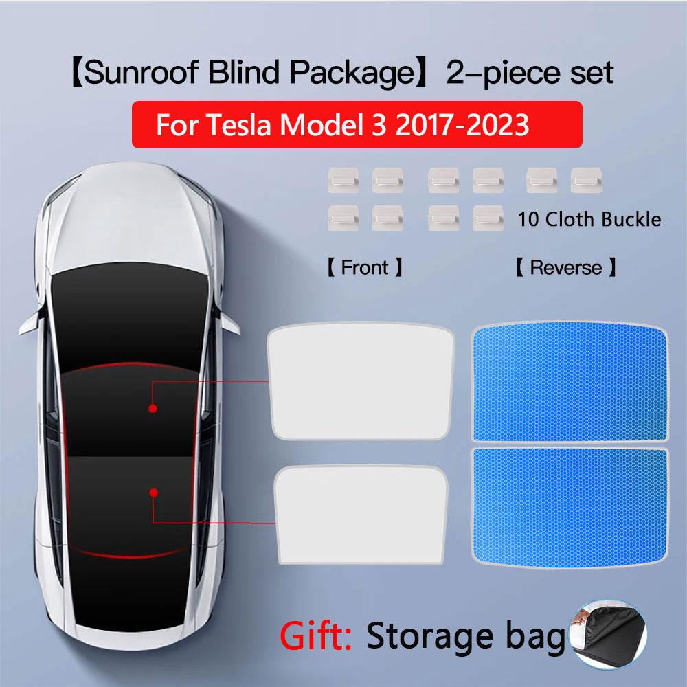 Sunshade Roof for Tesla Model Y Juniper 2025 Never Sag Nano Ice-Crystal Heat Insulation Glass Roof Shade Model 3 Highland 2024