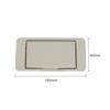 Front Left Sun Visor Makeup Mirror For Mercedes W164 ML320 GL450 2006-2012 Gray