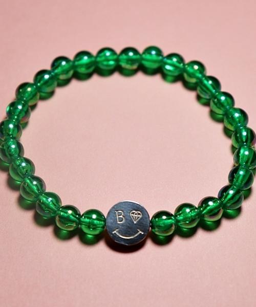 Bonbeau Smile Acrylic Beads Bracelet Smile Transparent Acrylic Bead Bracelet 3 Colors