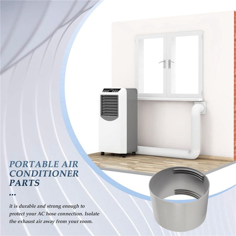 ABGR-Portable Air Conditioner Exhaust Hose Coupler Window Adapter AC Unit Tube Connector Parts & Accessories