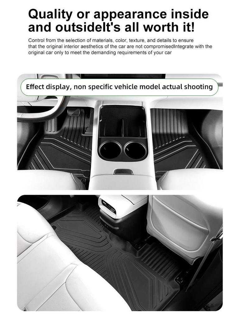 Waterproof TPE Floor Mats & Trunk Liner for 2023-2025 MG ES RHD Cars