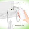 DOITOOL Bathroom Magnetic Bath 2 Bath with Storage No Drilling Set of Rack, Storage, Drainer, Tier, Rack, Hooks, Bathroom, Washroom, Kitchen, Rack,