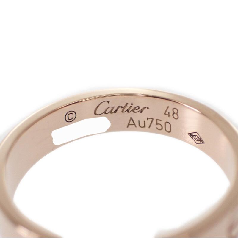 CARTIER  B4085248 #8(JP Size) ring K18 Pink Gold Women