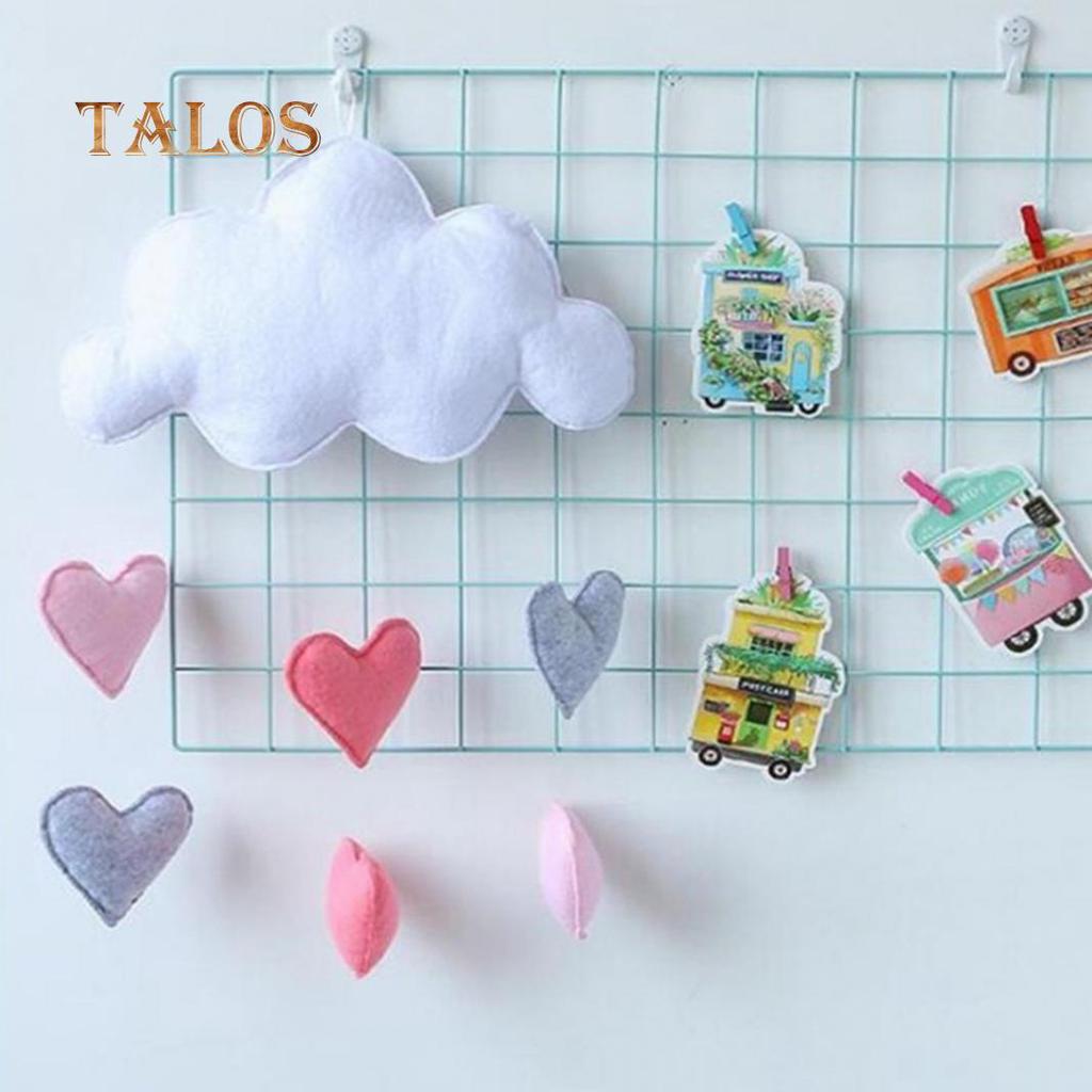 Cute Nordic Cloud Stars Hearts Baby Cloth Wall Hanging Decor Gift Photo Props Decoration