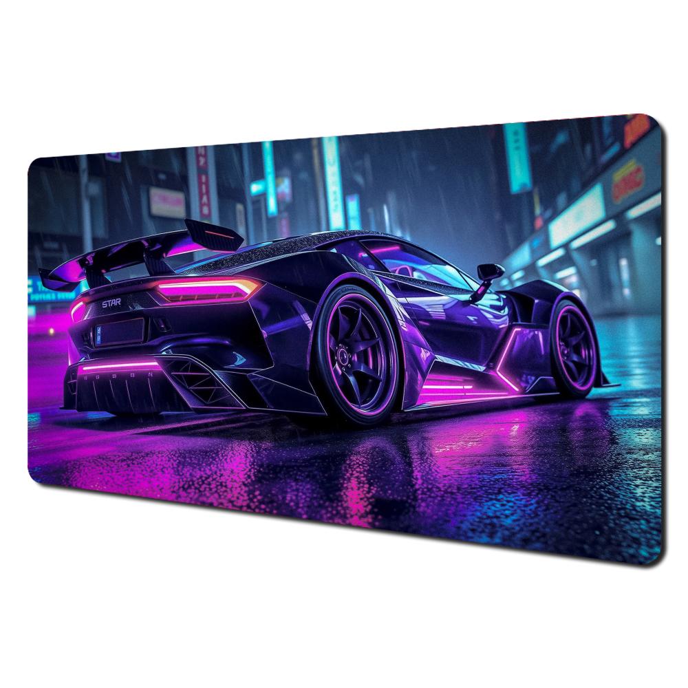 Cybostyle Sports Car Large Mouse Pad Desk Mat Stitched Edge NonSlip Keyboard Gaming Pad Office Rug Mouse Carpet Coupe Mousemat