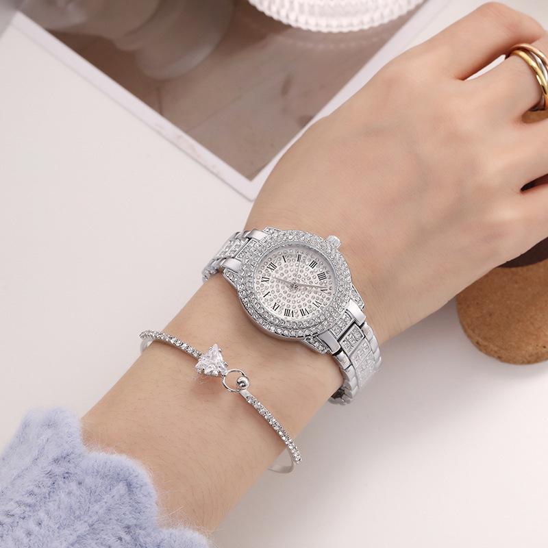 Ceas Cuarț Femei Ceasuri Strasuri Brățară Cataramă Ceasuri