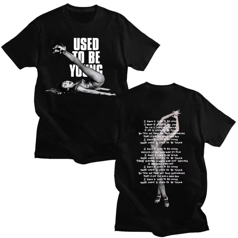 

Miley Cyrus Used To Be Young New Y2K TShirts Hip Hop Retro Style Tee Men Women Fashion Casual Cotton T-shirt Harajuku Streetw... S разноцветный