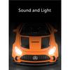 1/24 Benzs-GT GTR Alloy Racing Car Model Diecasts Metal Toy Modified Sports Car Model Simulation Sound and Light Childrens Gifts