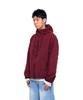Aakam Check Pattern Hooded Jacket (Burgundy)